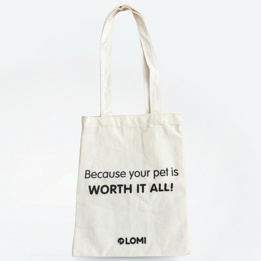 Natural Canva Bag - Because Your pet is worth it all